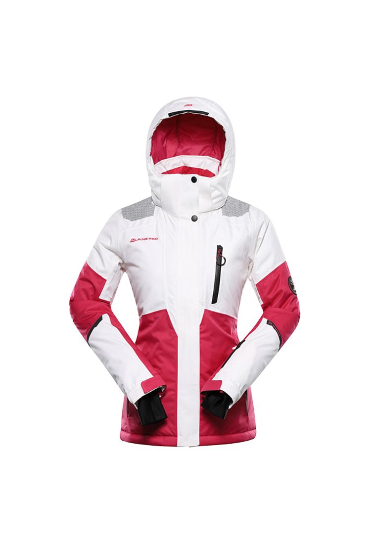 Alpine Pro Damen Skijacke mit Kapuze und Schneefang DEARA