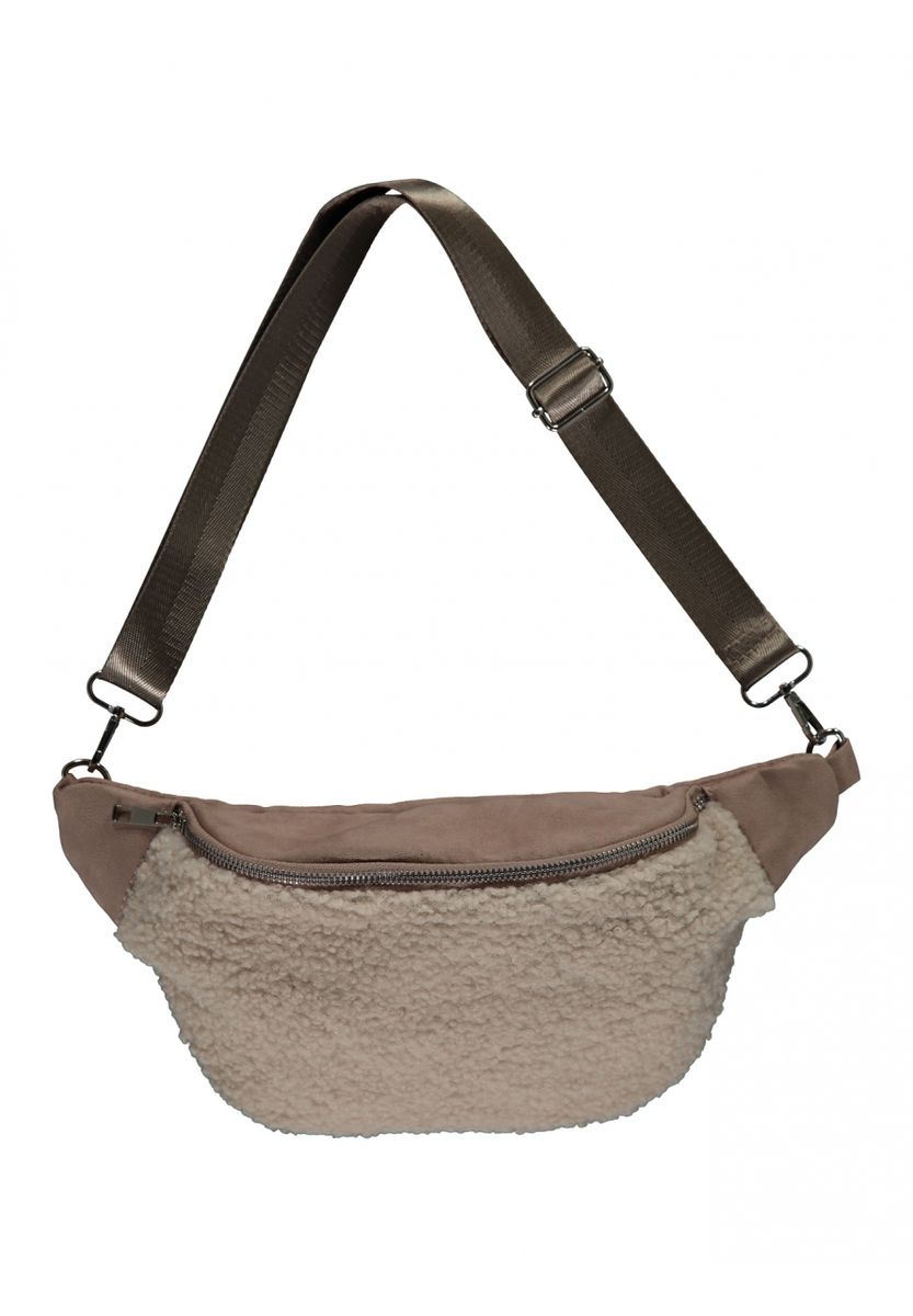 Hailys Gürteltasche in Teddy-Optik