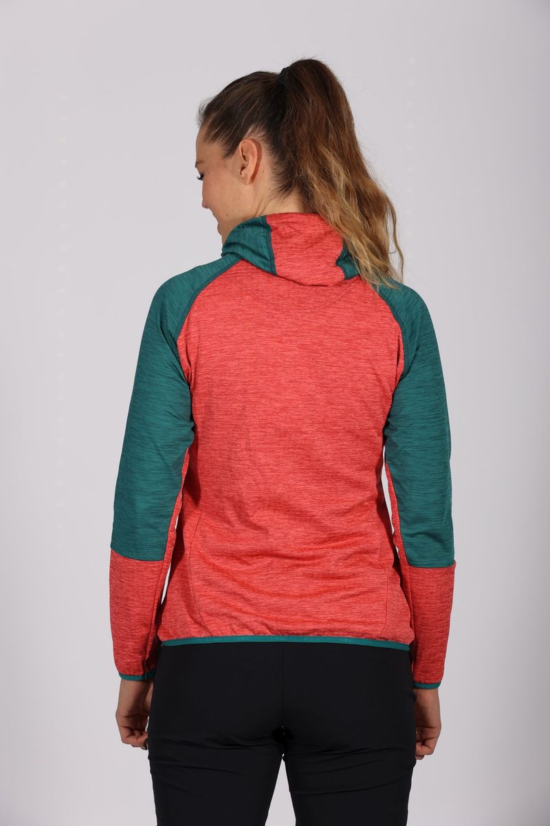 Maul Sport Damen Fleecejacke mit Kapuze Riedlerspitz