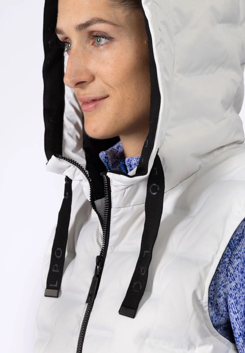 LPO Damen Steppweste mit Kapuze Tessy 991521