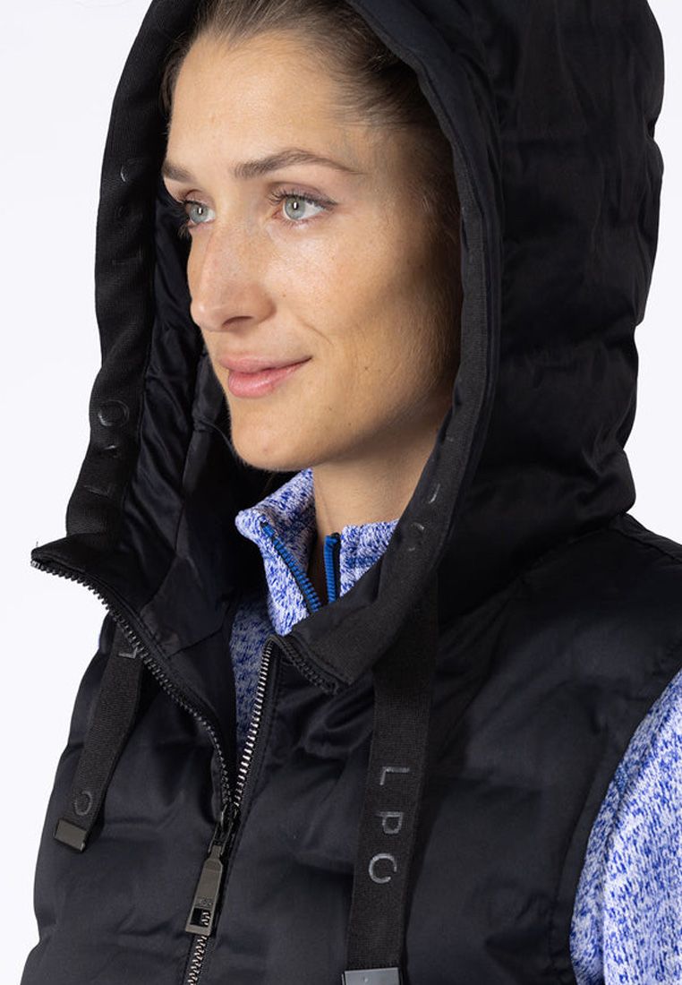 LPO Damen Steppweste mit Kapuze Tessy 991521