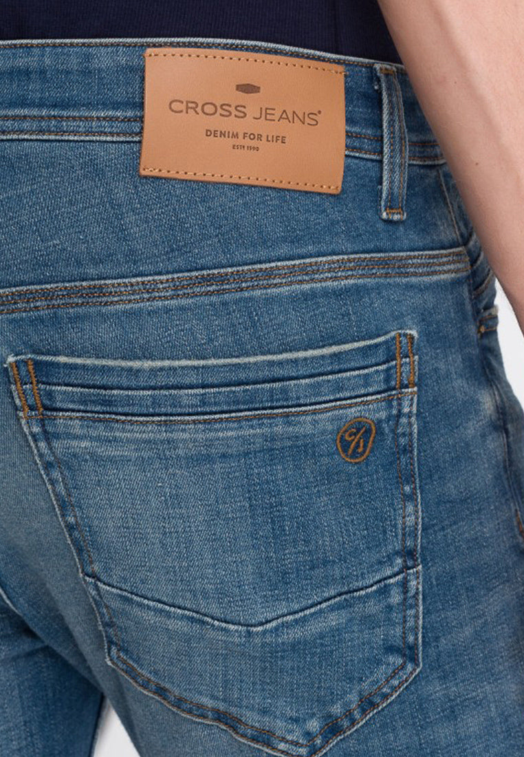 Cross Jeans Herren Jeans - Jimi - slim fit - dirty blue