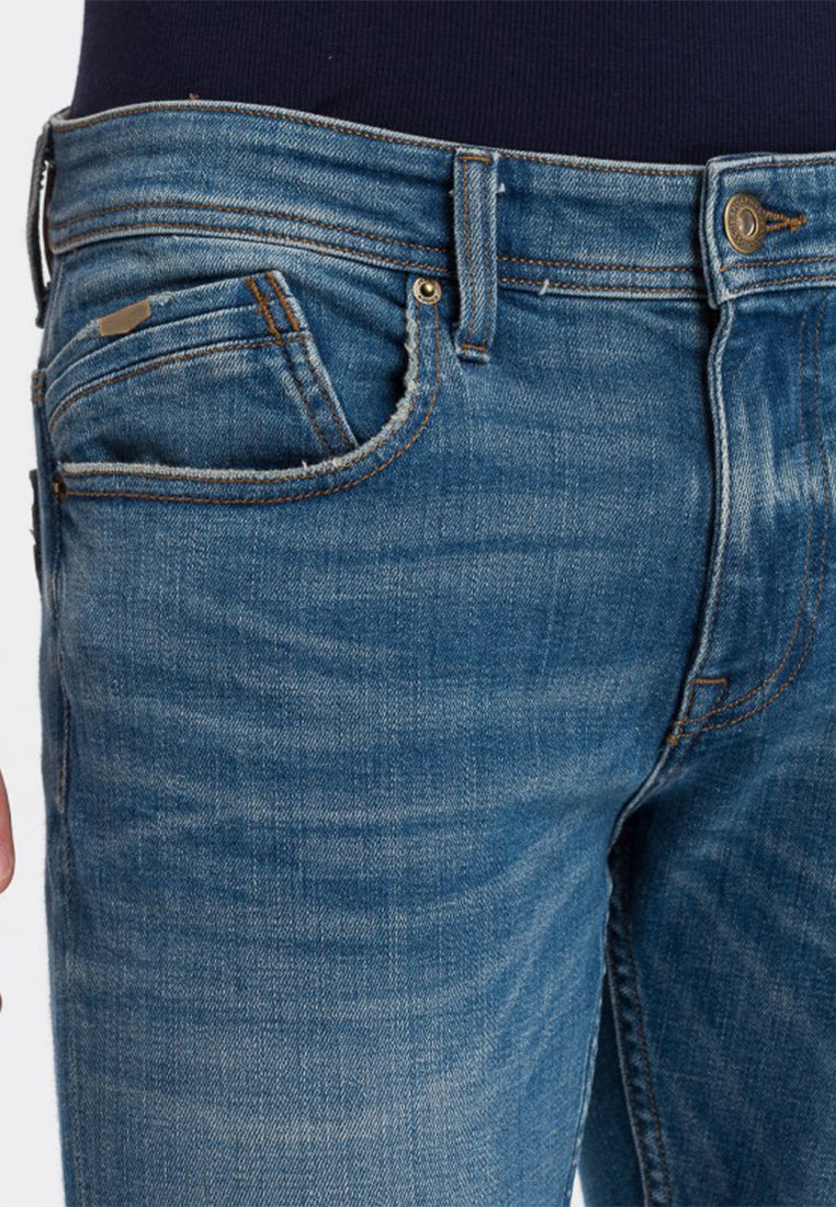 Cross Jeans Herren Jeans - Jimi - slim fit - dirty blue