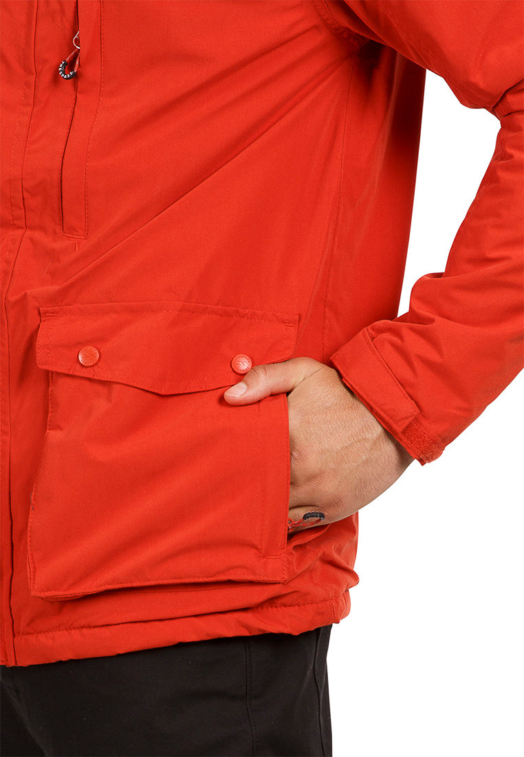 Tresspass Herrenjacke gefüttert mit Kapuze-VAUXELLY