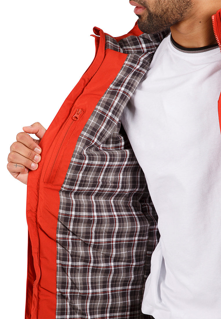 Tresspass Herrenjacke gefüttert mit Kapuze-VAUXELLY