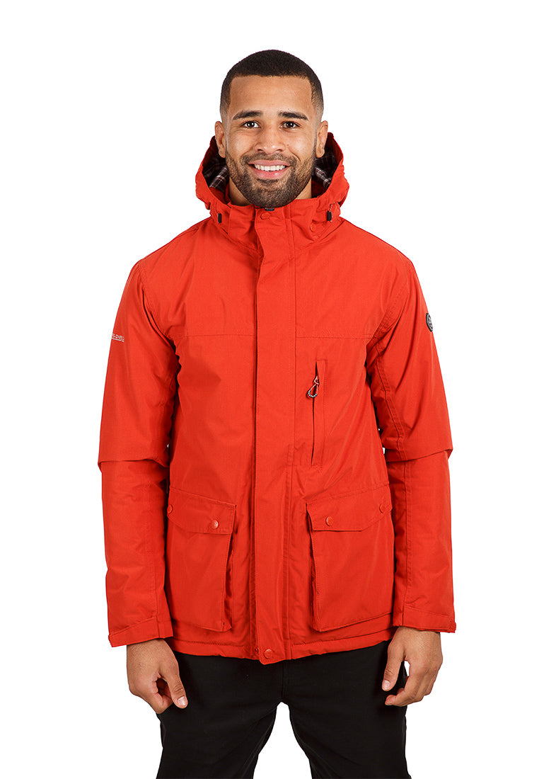 Tresspass Herrenjacke gefüttert mit Kapuze-VAUXELLY