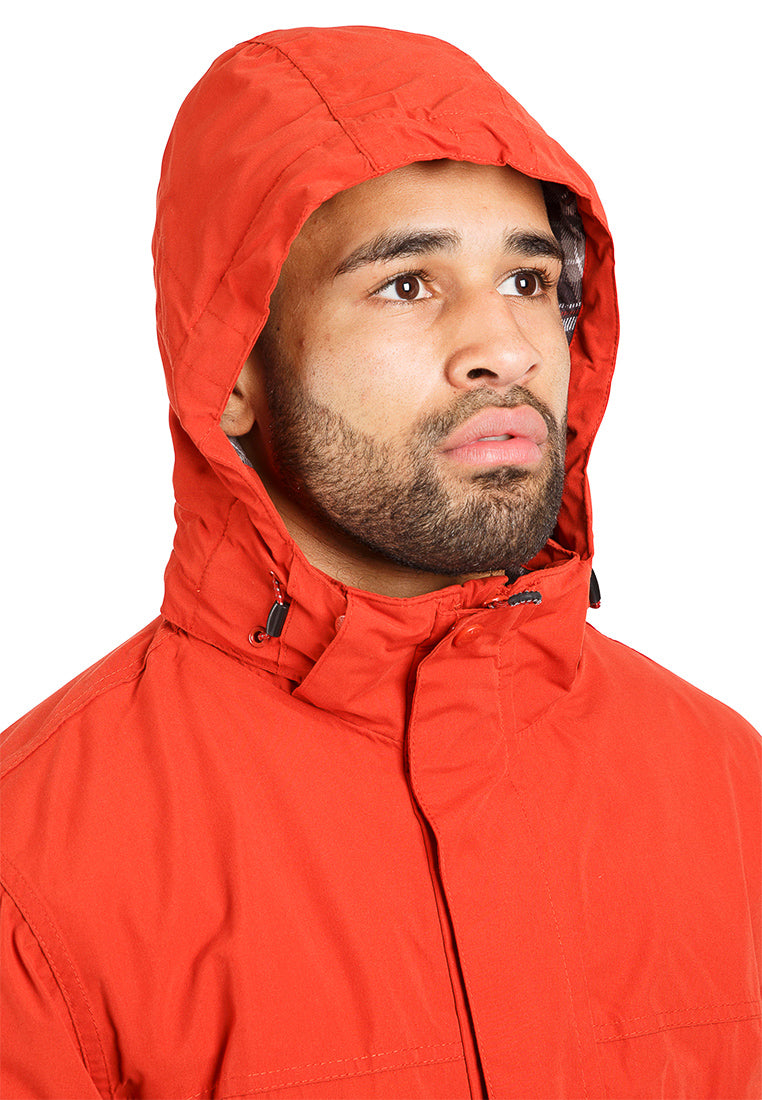 Tresspass Herrenjacke gefüttert mit Kapuze-VAUXELLY