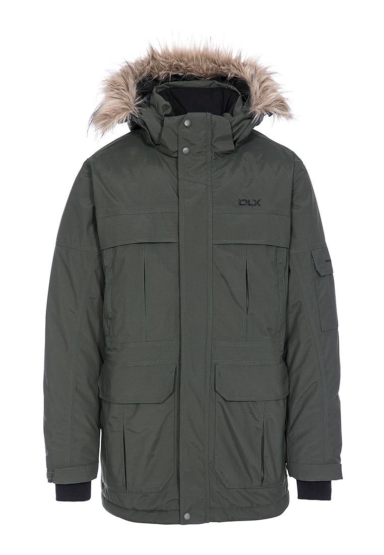 Tresspass Herren Winterparka mit Kapuze HIGHLAND