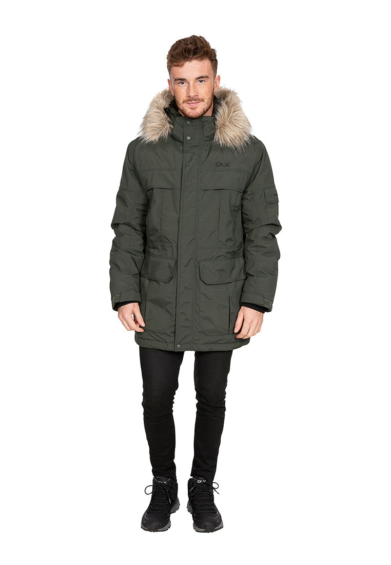 Tresspass Herren Winterparka mit Kapuze HIGHLAND