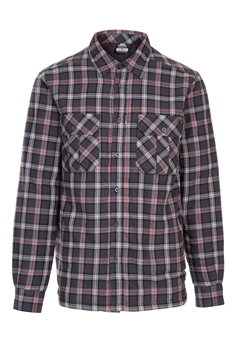 Trespass Herren Fleecehemd mit Karomuster - gefüttert - RAPESEED