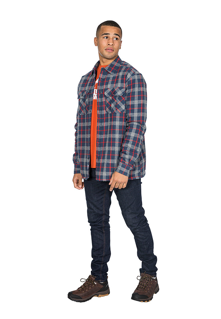 Trespass Herren Fleecehemd mit Karomuster - gefüttert - RAPESEED