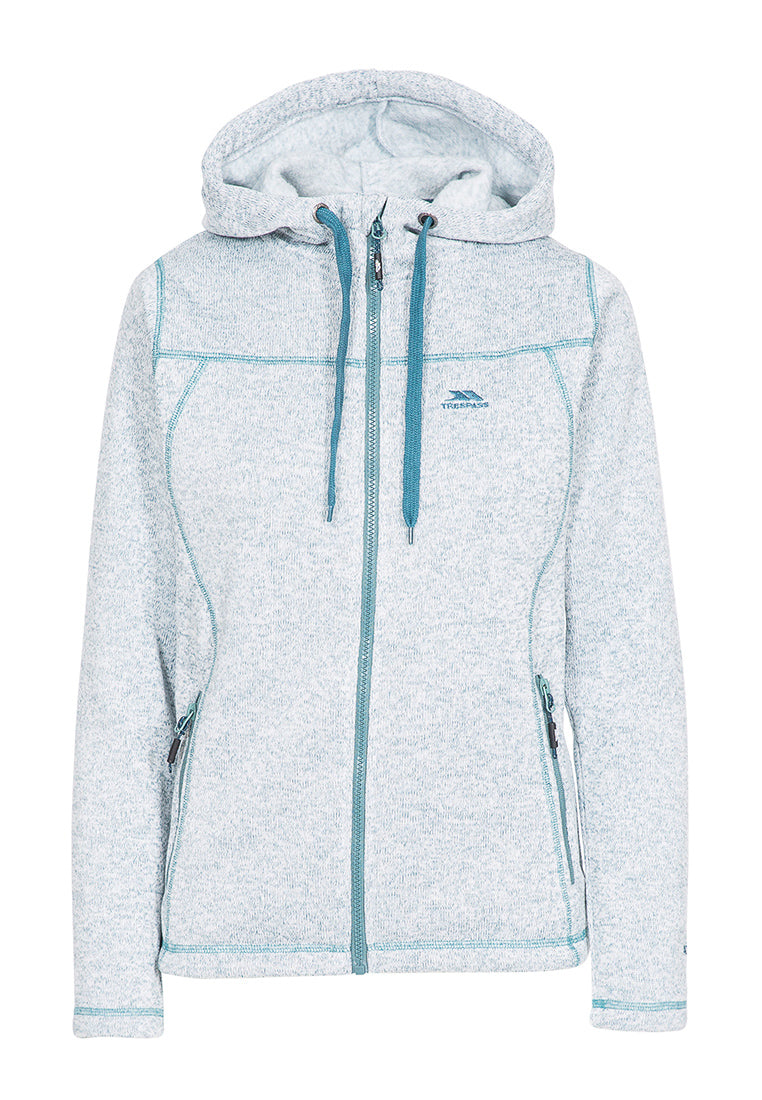 Trespass Damen Strickfleecejacke mit Kapuze ODELIA