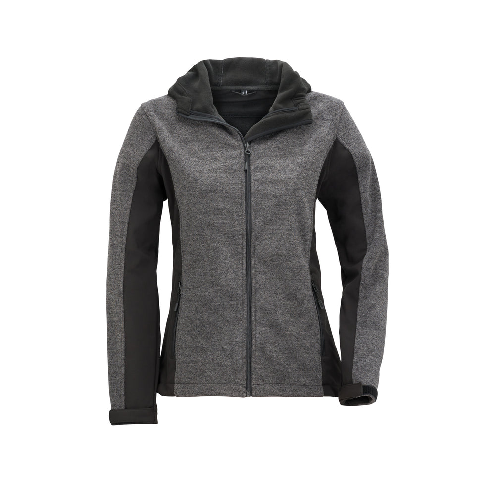Wäfo Softshelljacke in Strickoptik für Damen
