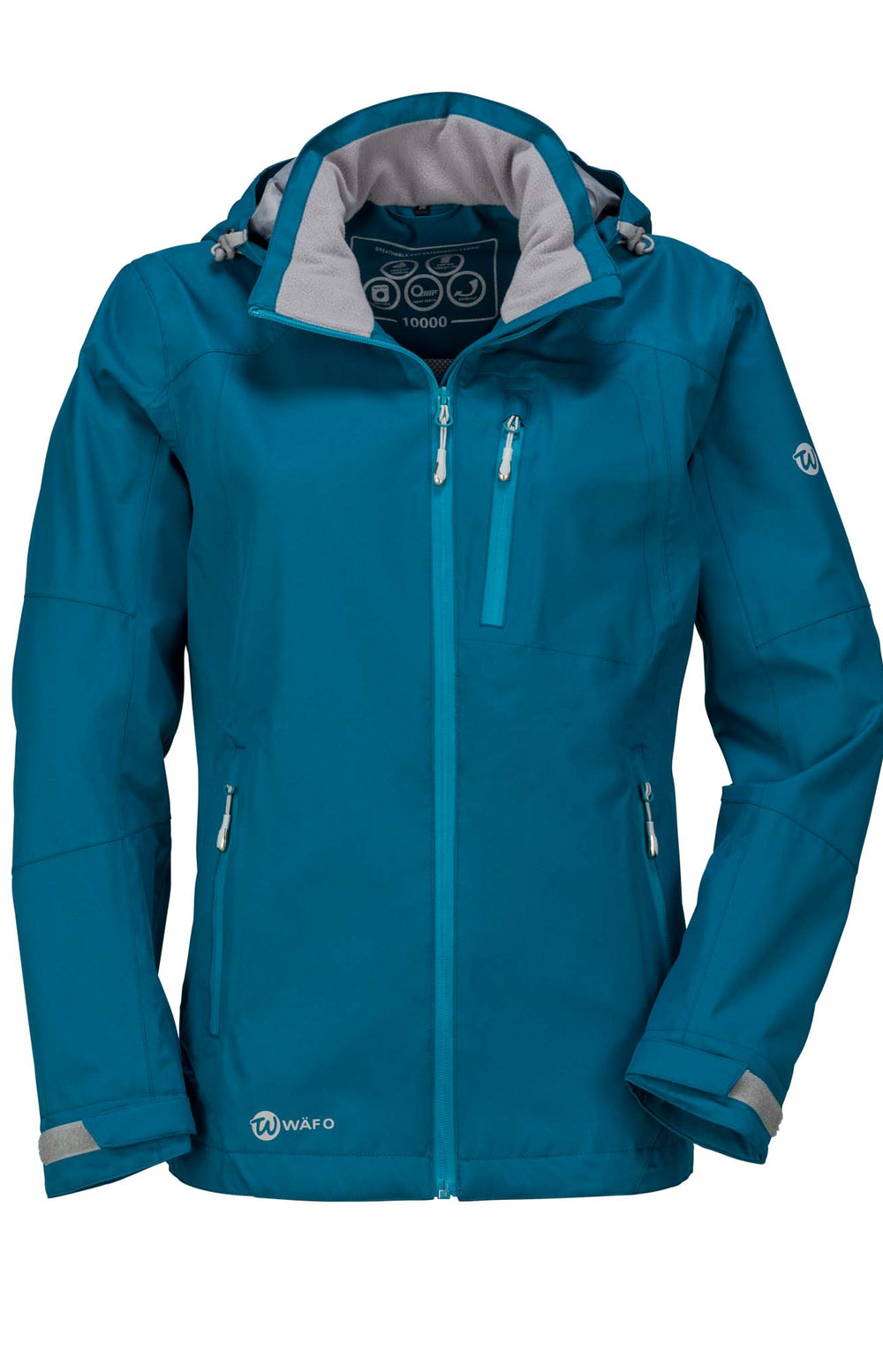 Wäfo Damen Funktionsjacke mit abnehmbarer Kapuze