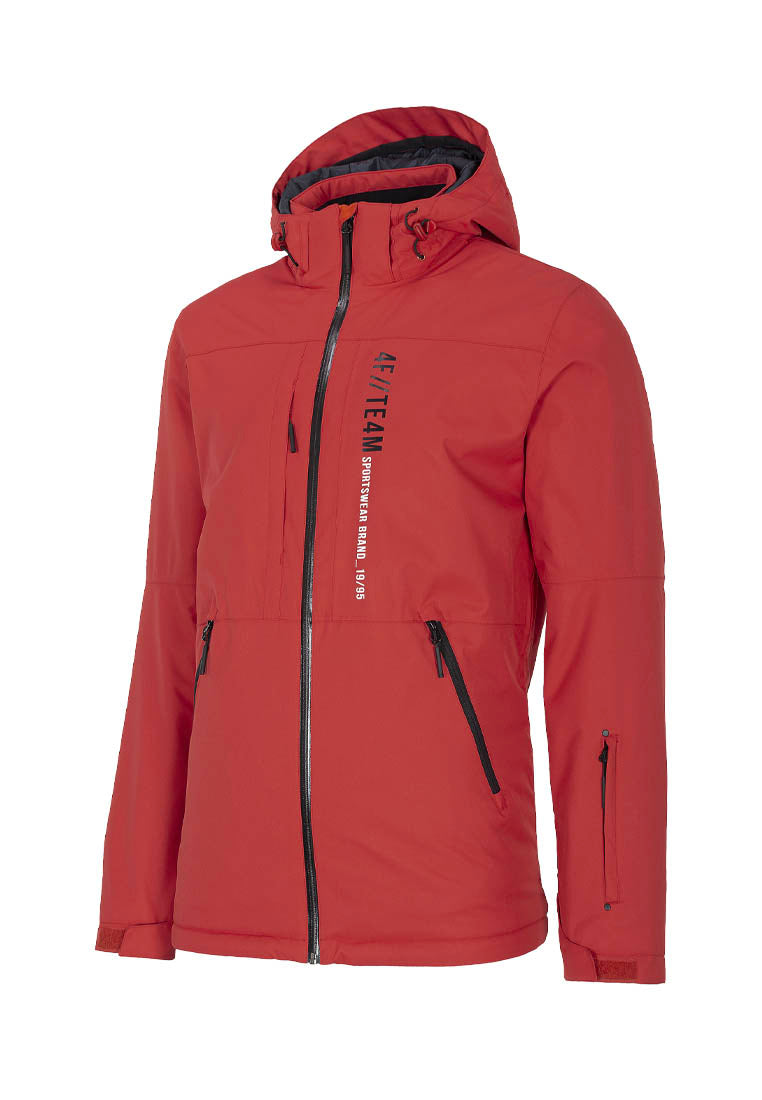 4F Herren Skijacke rot regulär fit H4Z20-KUMN003