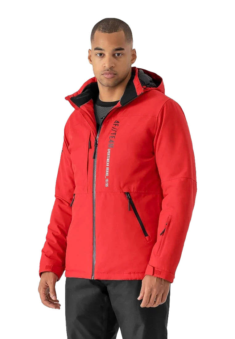 4F Herren Skijacke rot regulär fit H4Z20-KUMN003