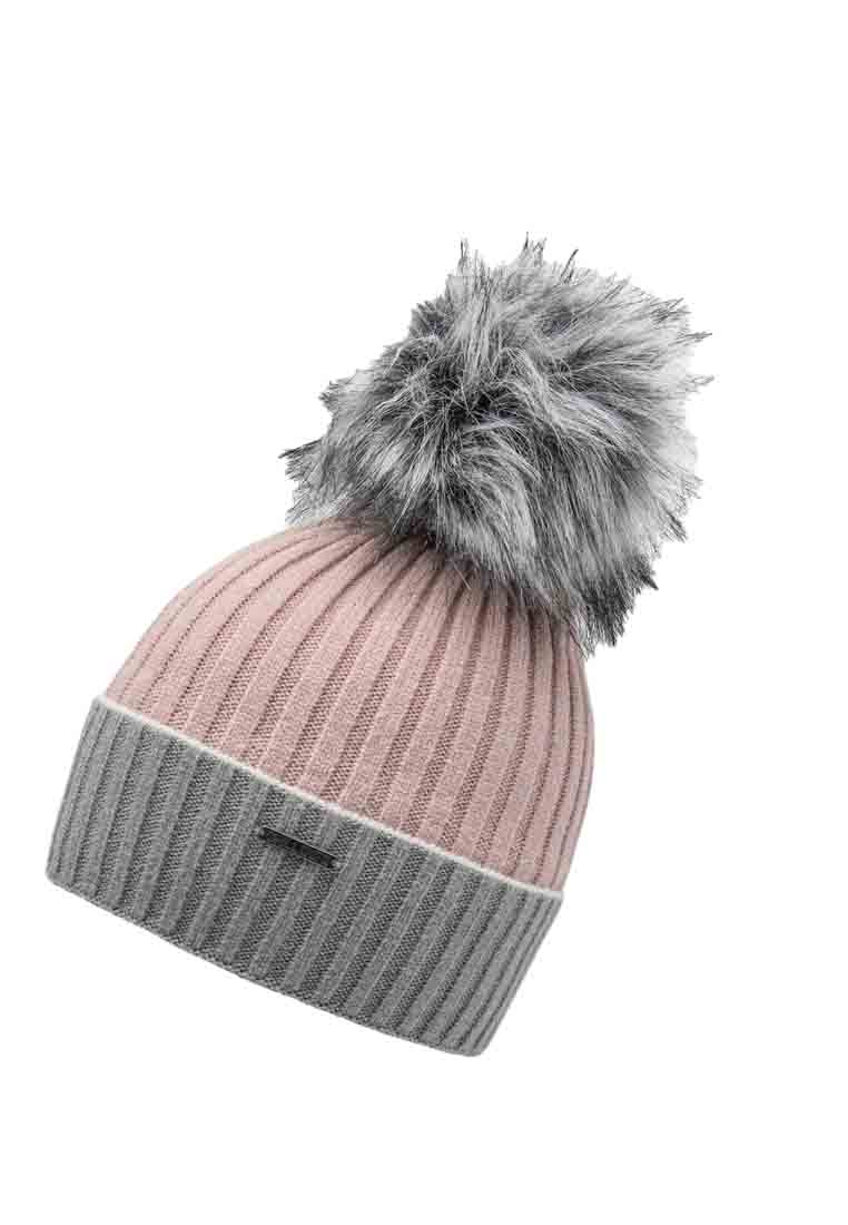 Chillouts Damen Strickmütze mit Bommel Leah Hat