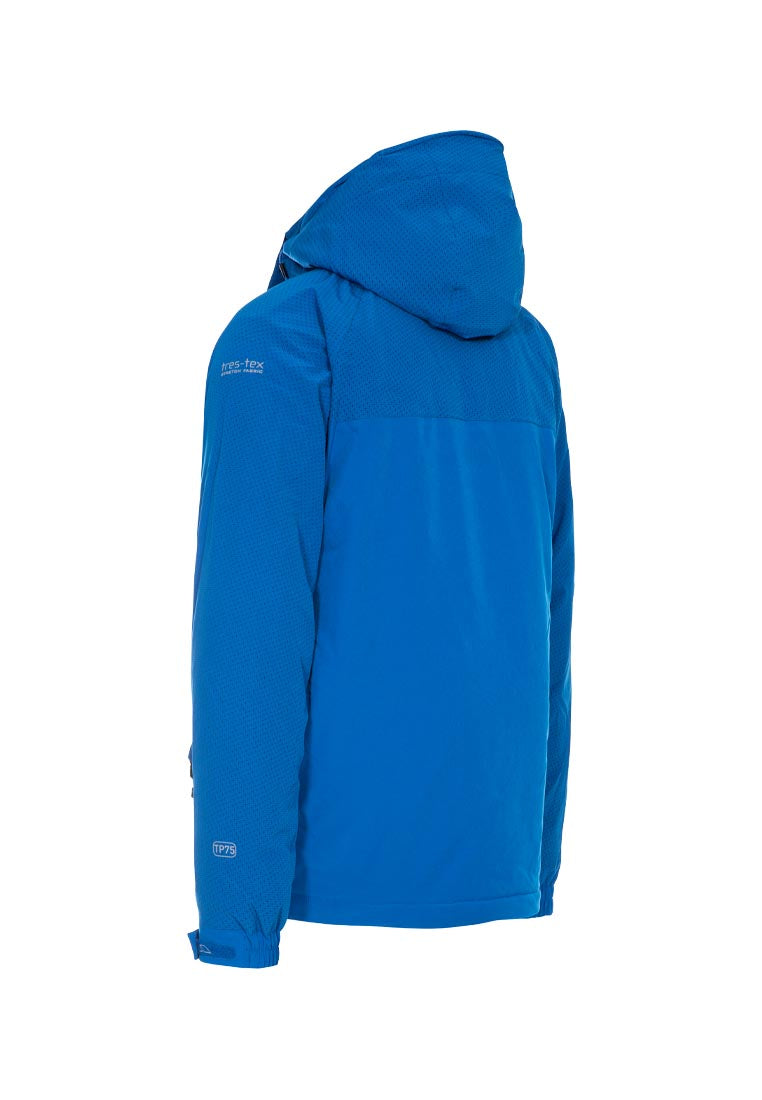 Tresspass Herren Skijacke blau APPIN mit Kapuze