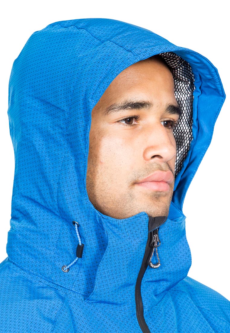 Tresspass Herren Skijacke blau APPIN mit Kapuze