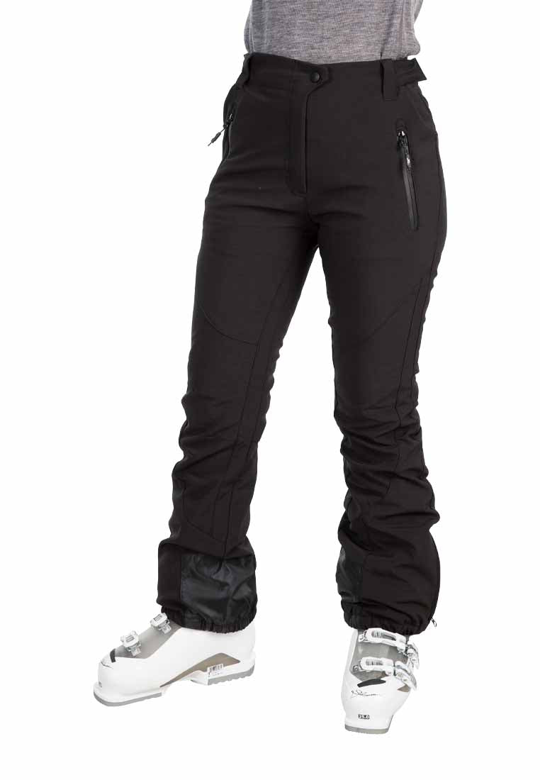 Trespass Damen Softshell Skihose schwarz AMAURA