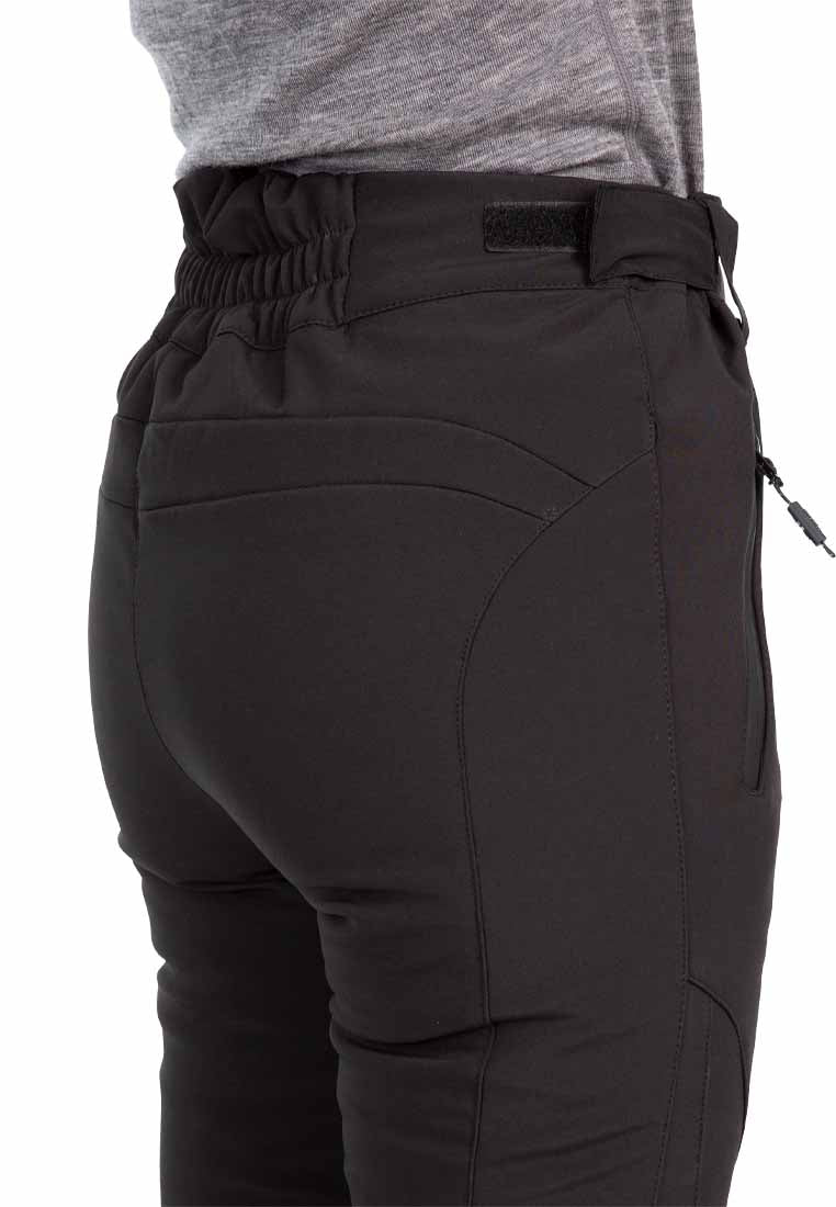 Trespass Damen Softshell Skihose schwarz AMAURA