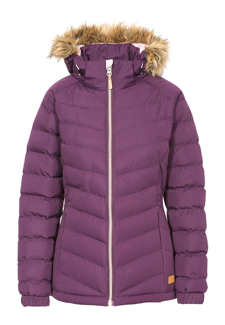 Trespass Damen Isolationsjacke mit Fell-Kapuze NADINA