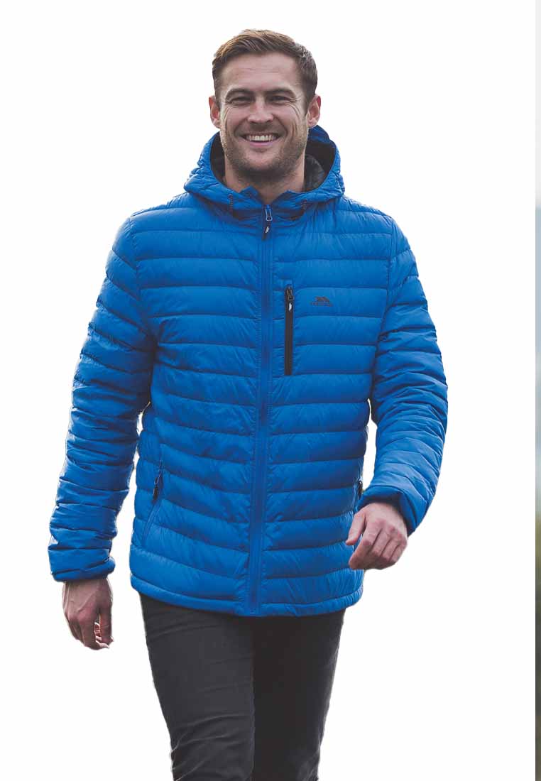 Trespass Herren Isolationsjacke mit Kapuze DIGBY blau