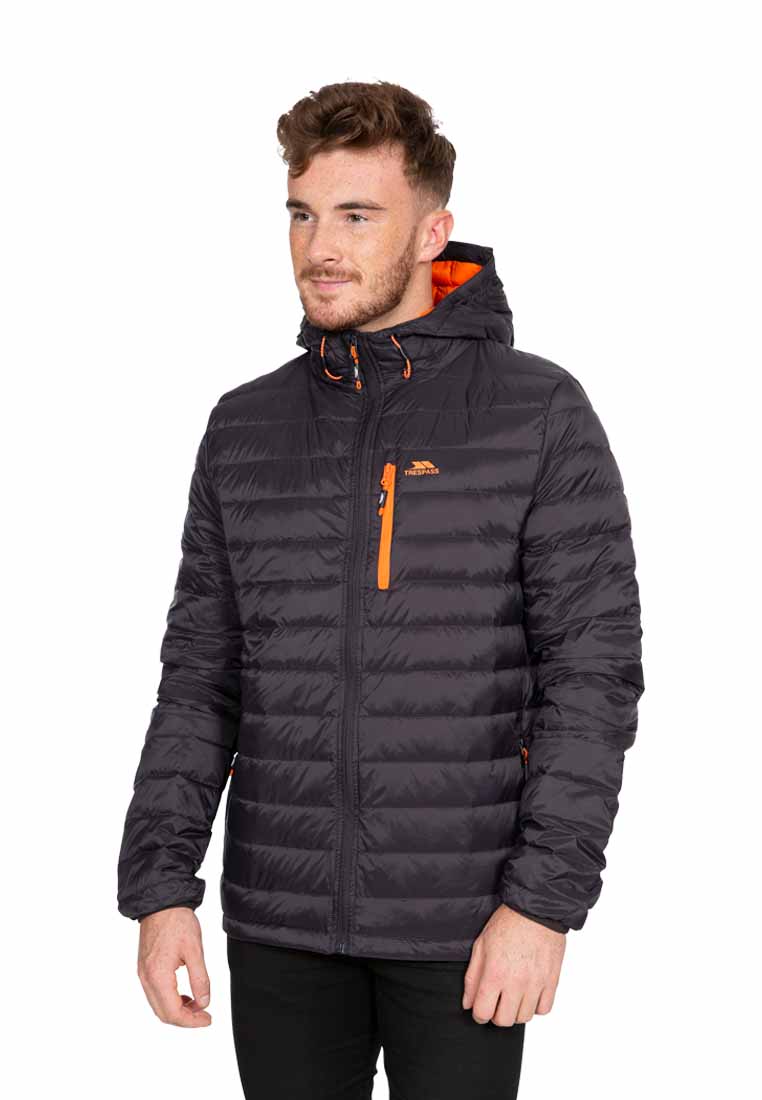 Trespass Herren Isolationsjacke mit Kapuze DIGBY grau