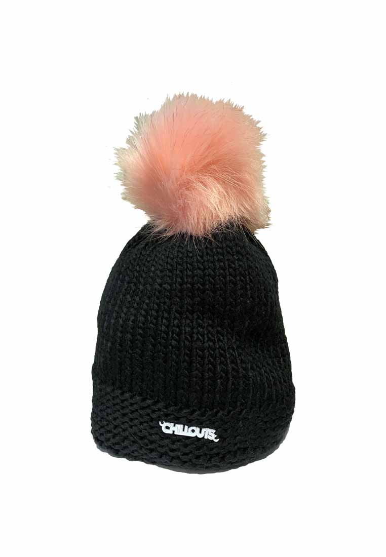 Chillouts Damen Strickmütze mit Bommel