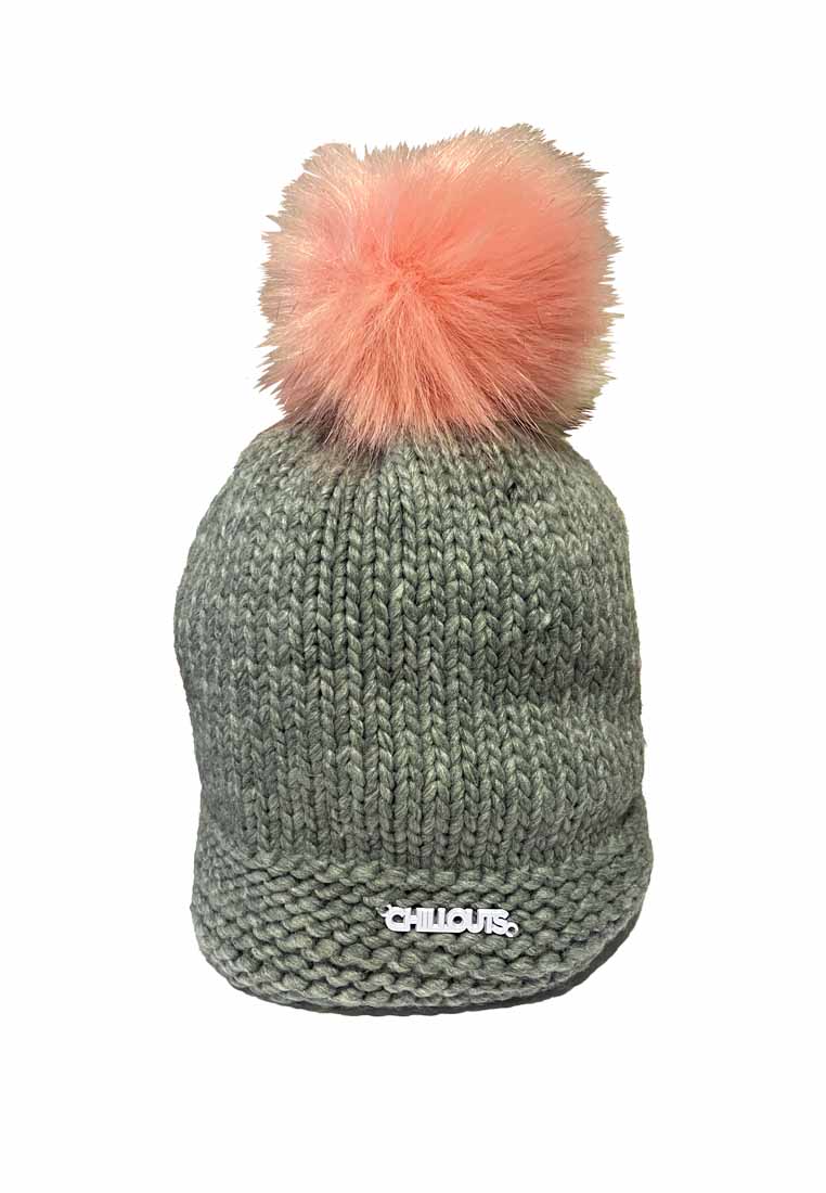 Chillouts Damen Strickmütze mit Bommel