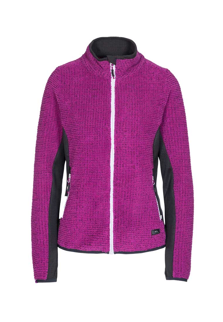 Trespass Damen Fleecejacke mit Einsätzen Liggins berry