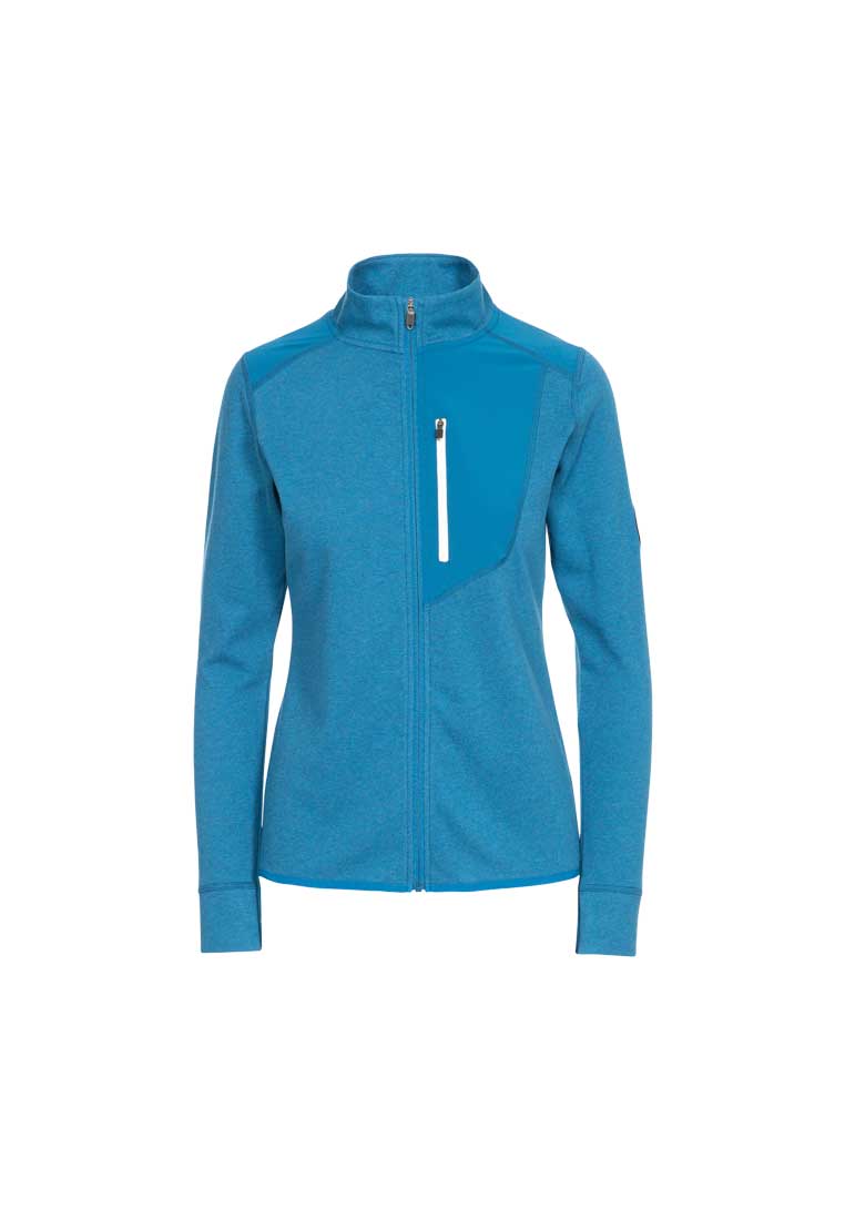 DLX Damen Strickfleecejacke mit Materialmix Kacey