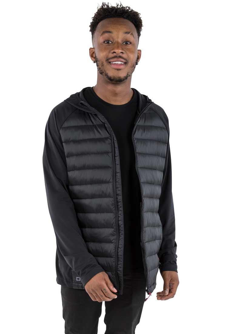 DLX Herren Outdoorjacke aus Materialmix CADE