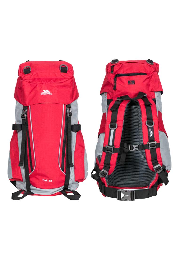 Trespass Wander - und Trekkingrucksack Trek 33 rot