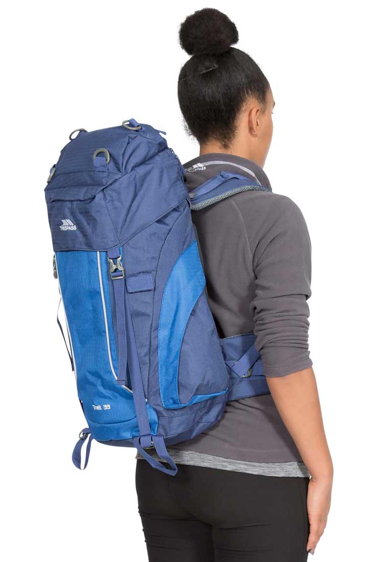 Trespass Wander - und Trekkingrucksack Trek 33 blau