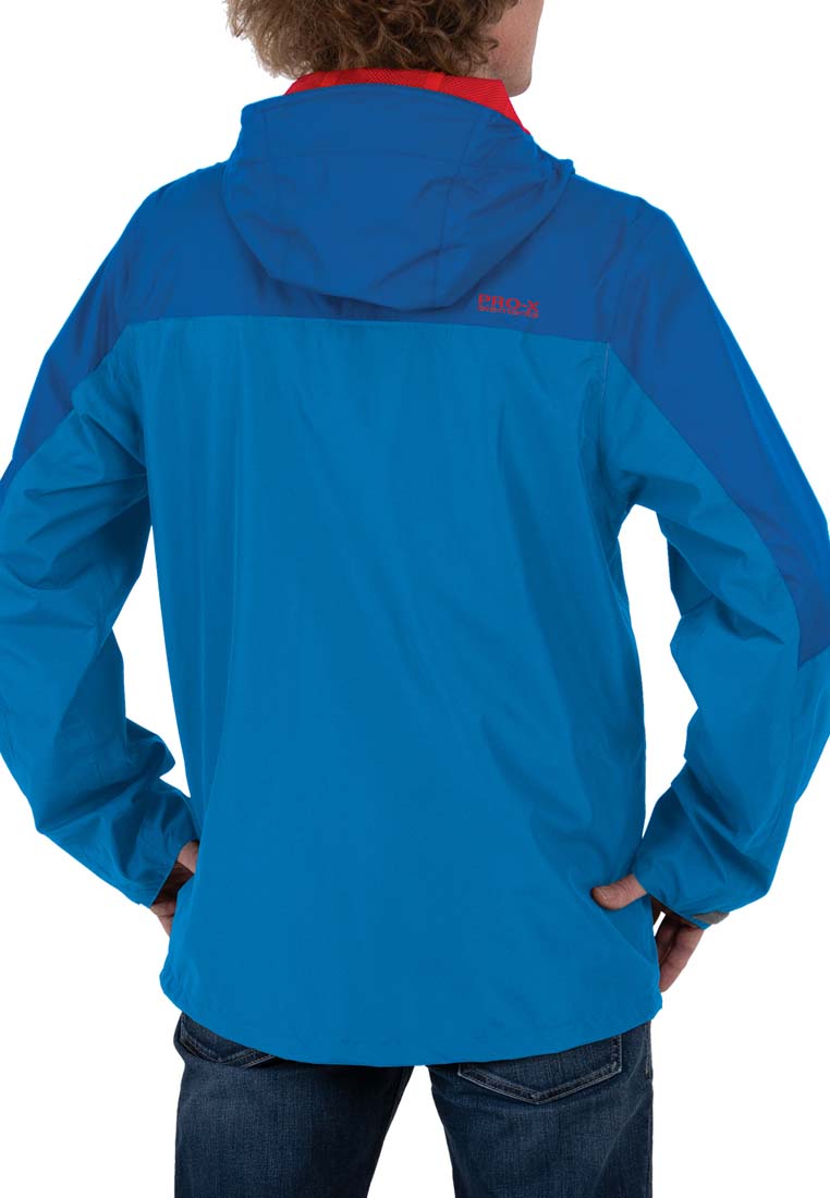 Pro X Herren Leicht Regenjacke mit kontrastfarbenem Innenfutter MASON