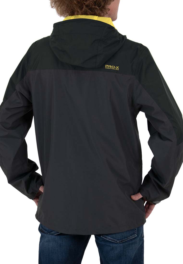 Pro X Herren Leicht Regenjacke mit kontrastfarbenem Innenfutter MASON