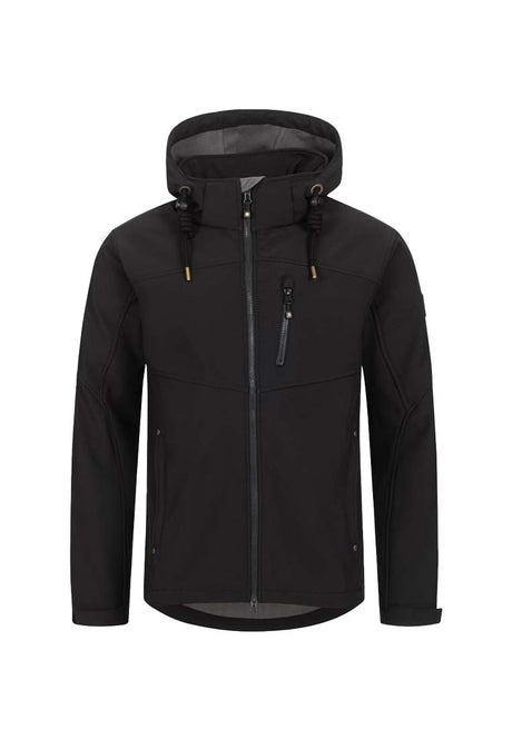 Ankerglut Herren Softshelljacke mit Kapuze 191111