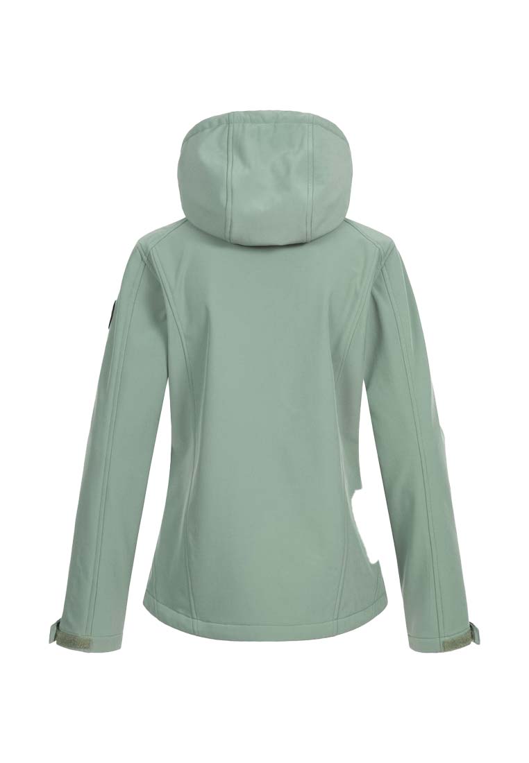 Ankerglut Damen Softshelljacke mit Kapuze 191110