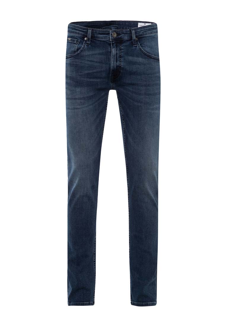 Cross Jeans Herren Jeans - Damion - slim fit - dark blue crinkle