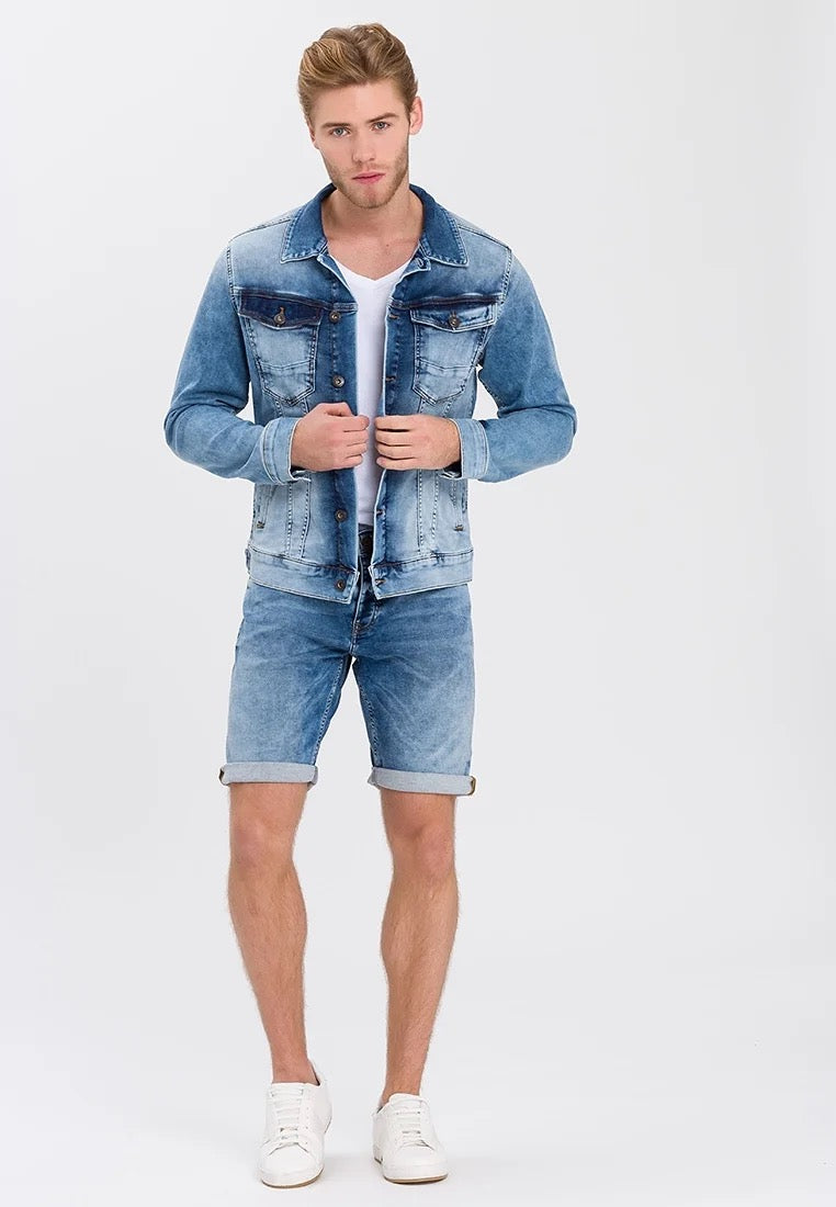 Cross Jeans Herren Jeans - kurz - LEOM - A 565-077