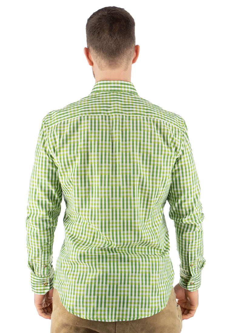 OS Trachten Herrenhemd 1/1 Arm slim fit