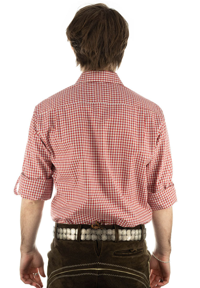 OS Trachten Herrenhemd 1/1 Arm Regular Fit