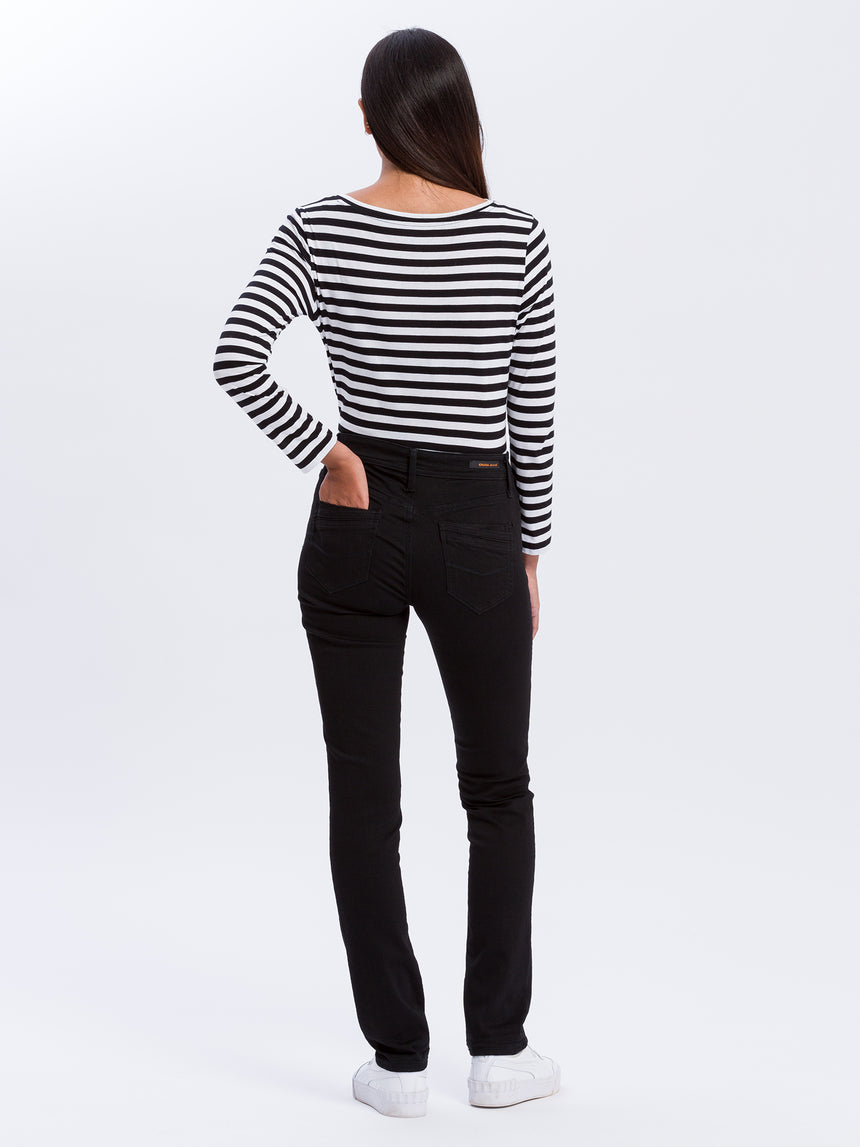 Cross Jeans Damen ANJA - Slim Fit -black