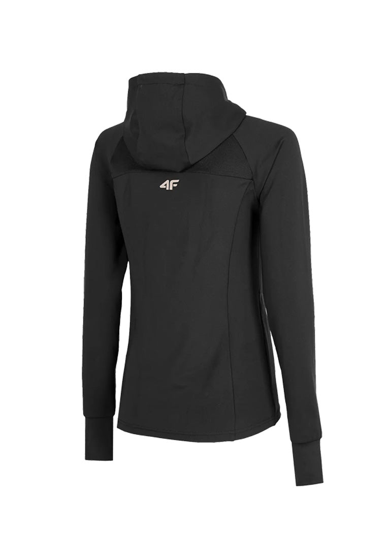 4F Damen Midlayer mit Kapuze H4Z22-BLDF010