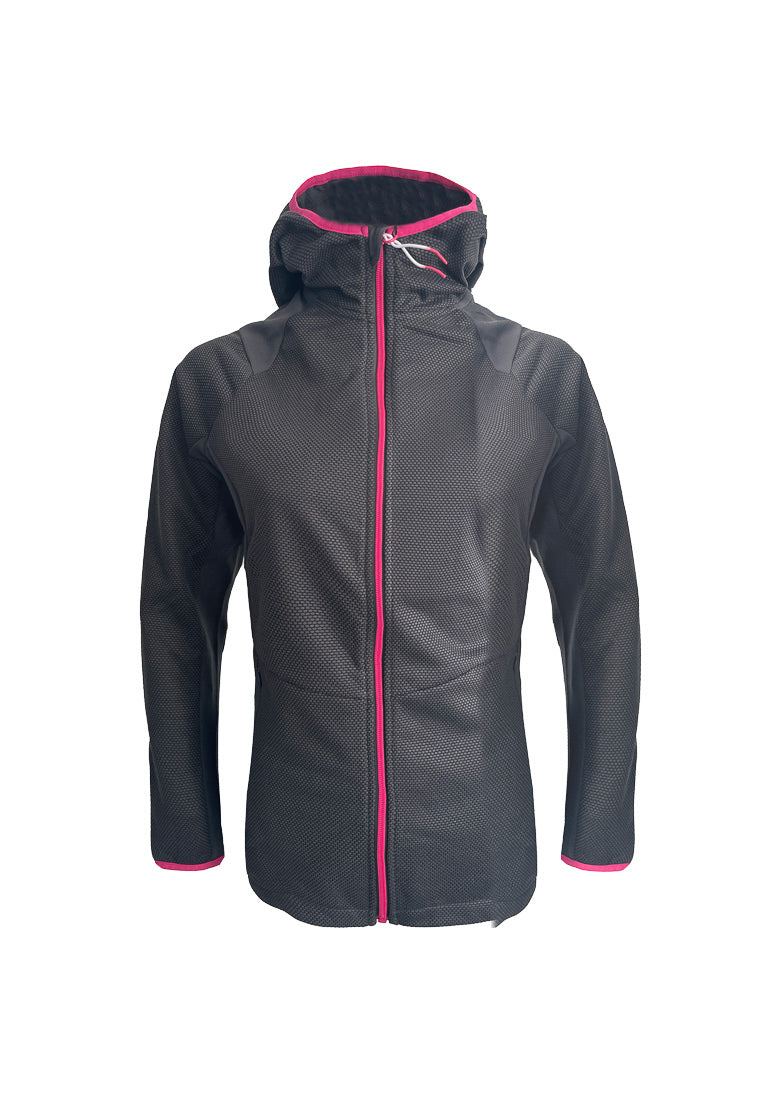 GTS Damen Fleecejacke " Waffeloptik" mit Kapuze GTS 301822L