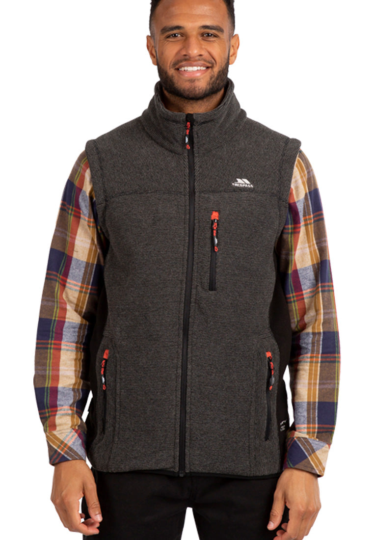 Trespass Herren Fleeceweste JYNXLESS - BLACK