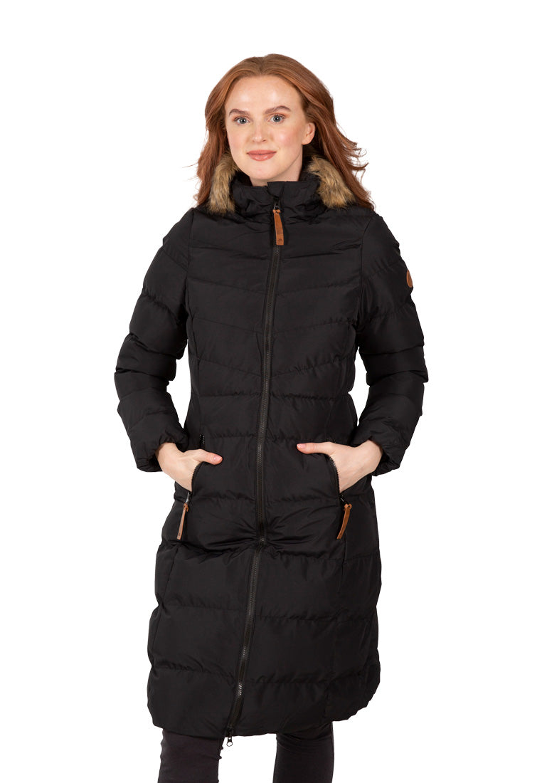 Trespass Damen Outdoormantel mit Fellkapuze AUDREY