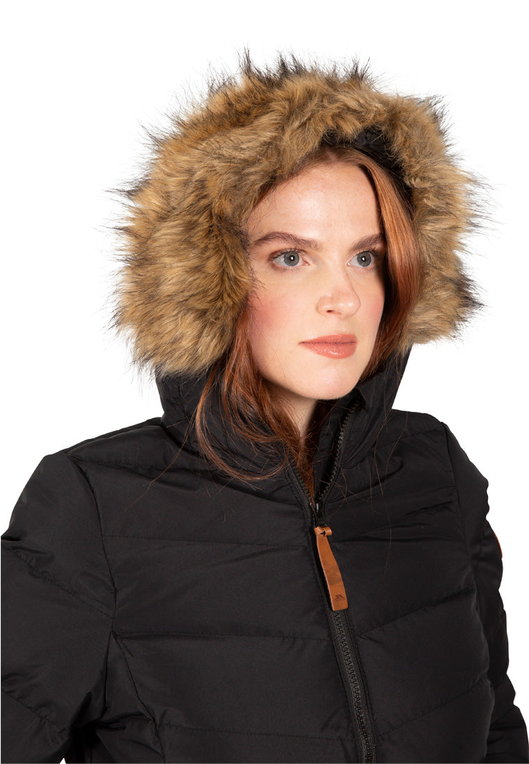 Trespass Damen Outdoormantel mit Fellkapuze AUDREY