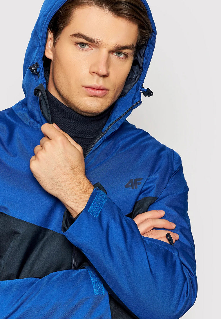 4F Herren Skijacke mit Kapuze H4Z22-KUMN002